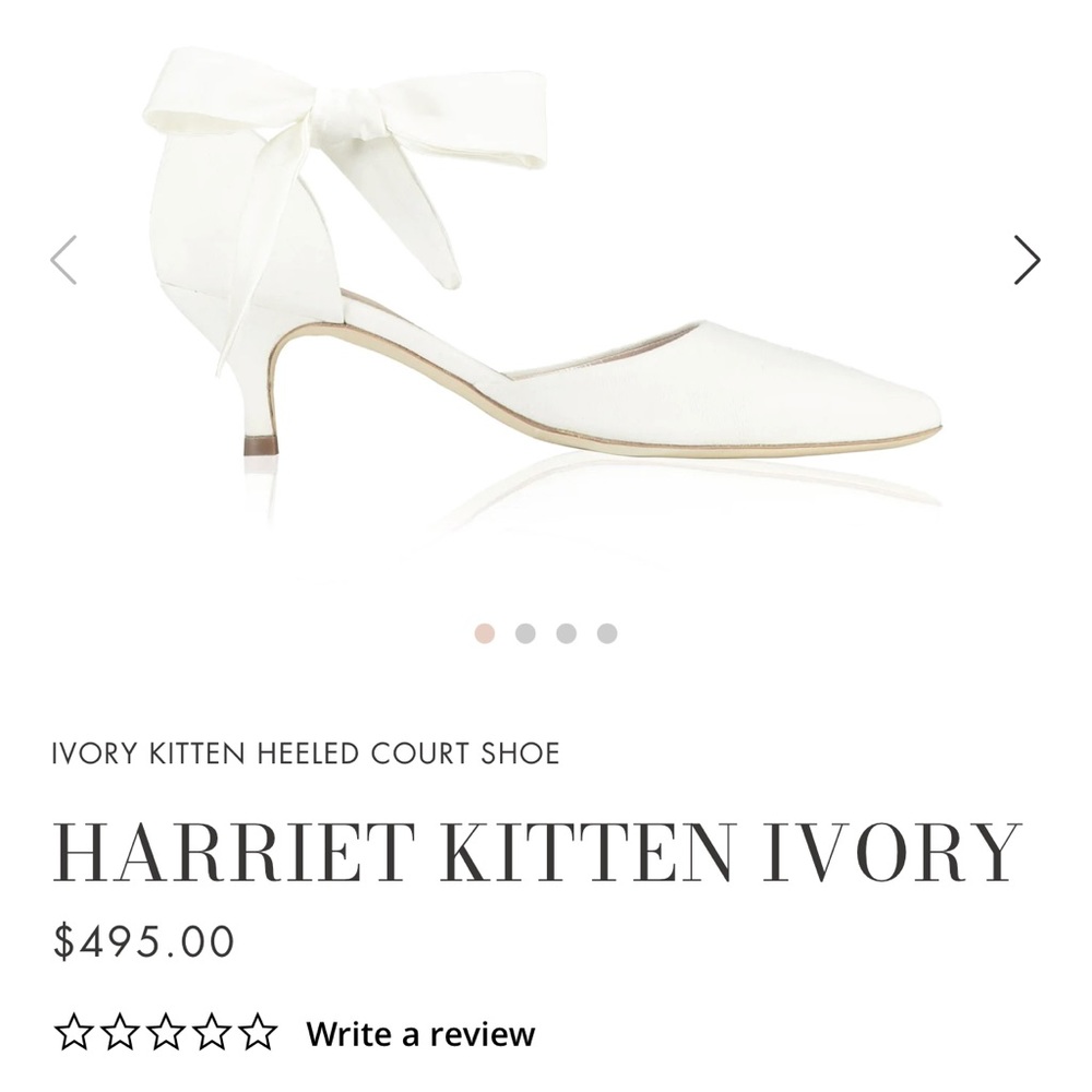 Emmy London - Harriet Kitten Ivory - Size EU 40/US 10